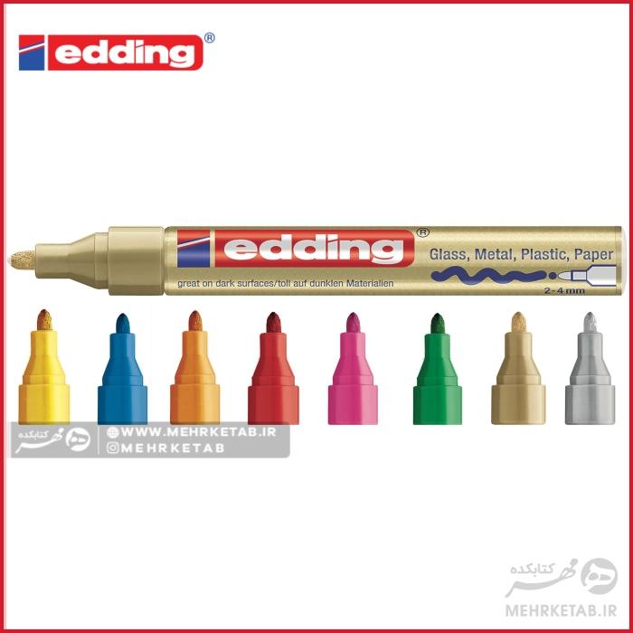 ماژیک ساچمه ای ادینگ 750Edding 750 Paint Marker Opaque Bullet Tip