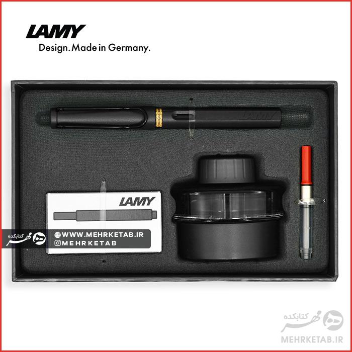 ست کادویی سافاری لامی مشکی Lamy Safari official gift box black