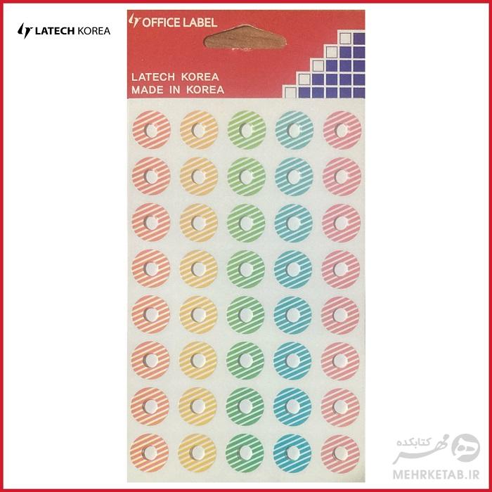 استیکر لاتک طرح محافظ کلاسور بسته شش عددی  Latech Sticker