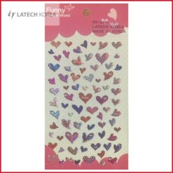 استیکر لاتک قلب فانتزی برجسته  Latech Sticker