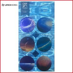 استیکر لاتک طرح سیارات تخت