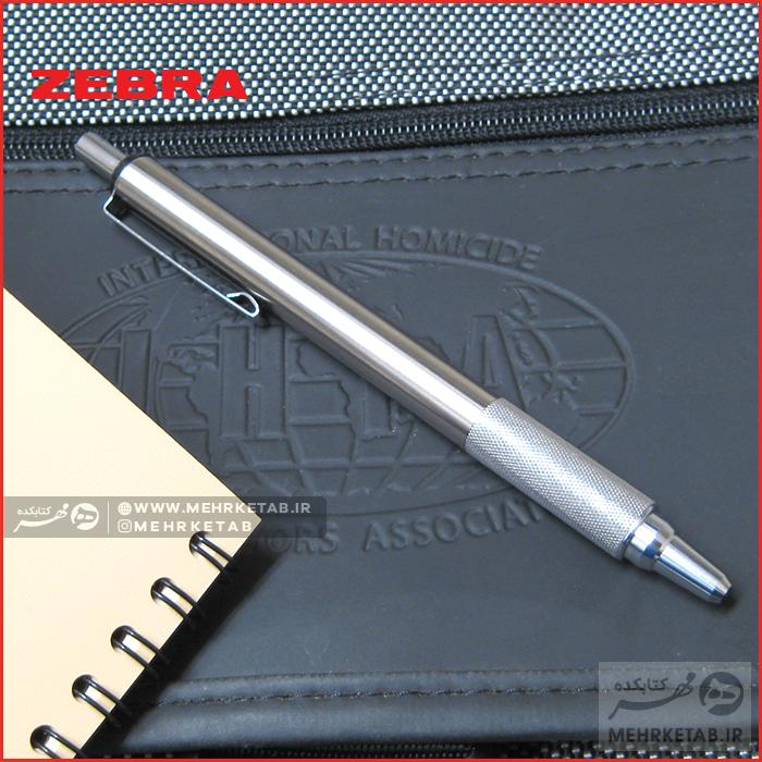 خودکار فنری زبرا تمام استیل ZEBRA F701 Pen - تصویر 2