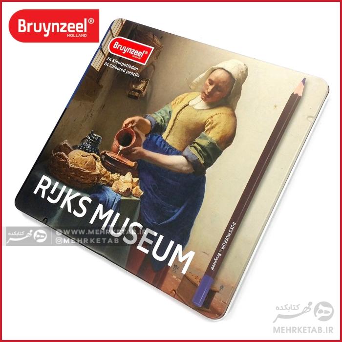مداد رنگی 24 رنگ برونزیل سری راکس  Bruynzeel - Rijks Museum Edition of 24 Colouring Pencils
