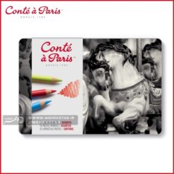 مداد پاستلی 12 رنگ کونتهconte a paris 12 cyayons pastel