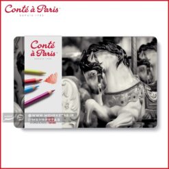 مداد پاستلی 24 رنگ کونتهconte a paris 24 cyayons pastel