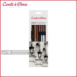 ست 18 تکه طراحی کنته Conté à Paris The Sketching Box with Assorted Sketching Pencils