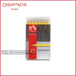 ست مداد طراحی کرن داش  Caran D'ache - Technograph Graphite Drafting Pencil Set 12