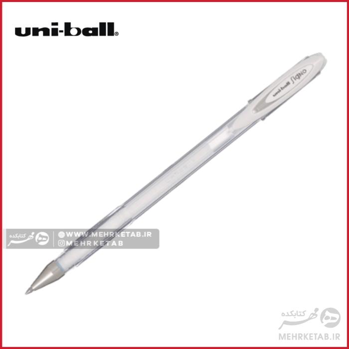 روان نویس ژله ای یونی بال سفید مدل آنجلیک uniball signo angelic white