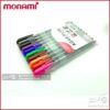 روان نویس نوک نمدی مونامی ده رنگ  monami aqua plus fine liner
