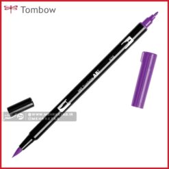 ماژیک براش دو سر تومبوTombow ABT Dual Brush Pen - 676-Royal Purple