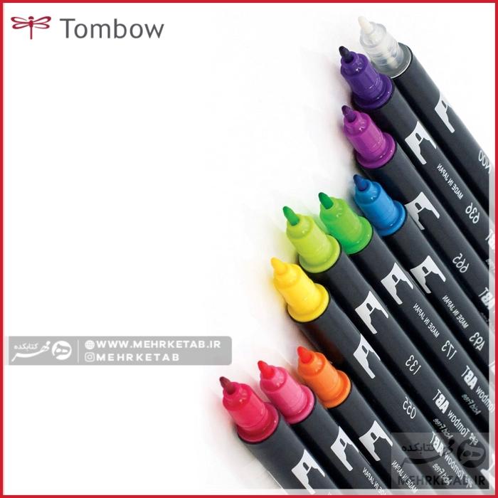 ماژیک براش دو سر تومبوTombow ABT Dual Brush Pen - تصویر 4
