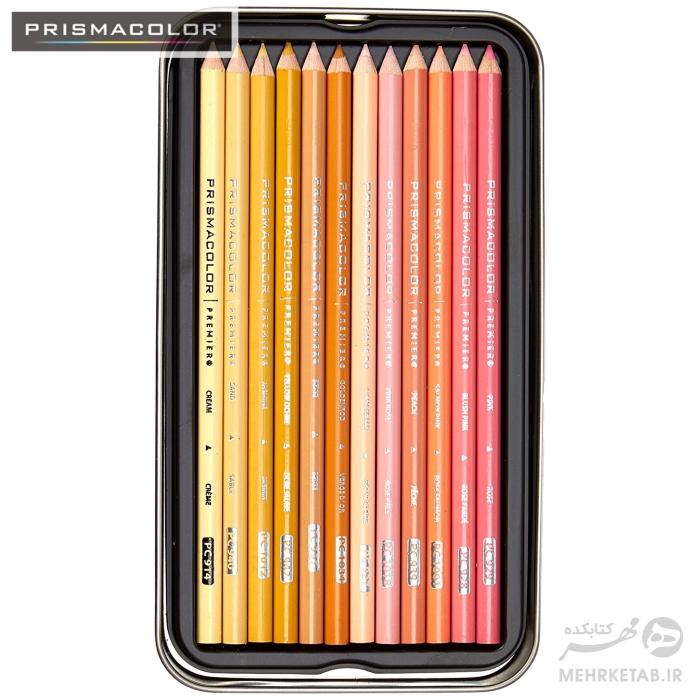 مداد رنگی 24 رنگ پریسما کالر مخصوص صورتSanford 25085R Prismacolor Premier Colored Pencils, Portrait Set, Soft Core, 24-Count - تصویر 2
