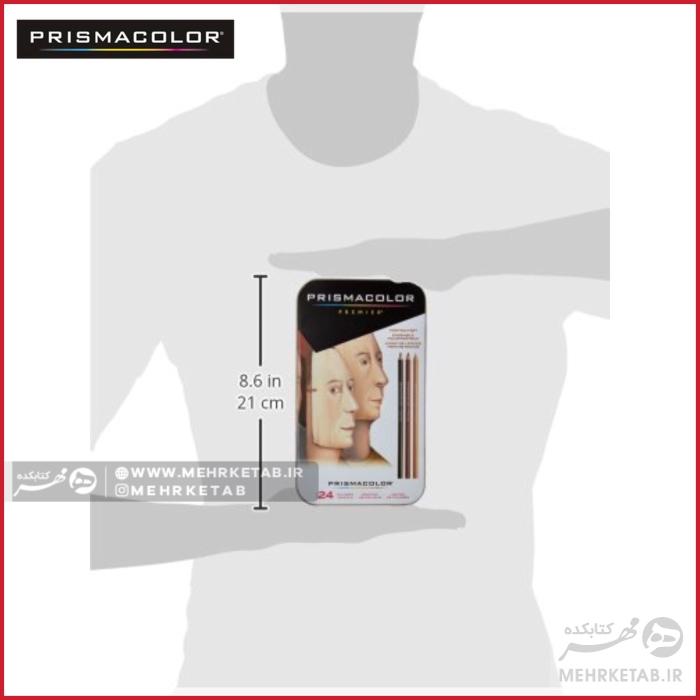 مداد رنگی 24 رنگ پریسما کالر مخصوص صورتSanford 25085R Prismacolor Premier Colored Pencils, Portrait Set, Soft Core, 24-Count - تصویر 3