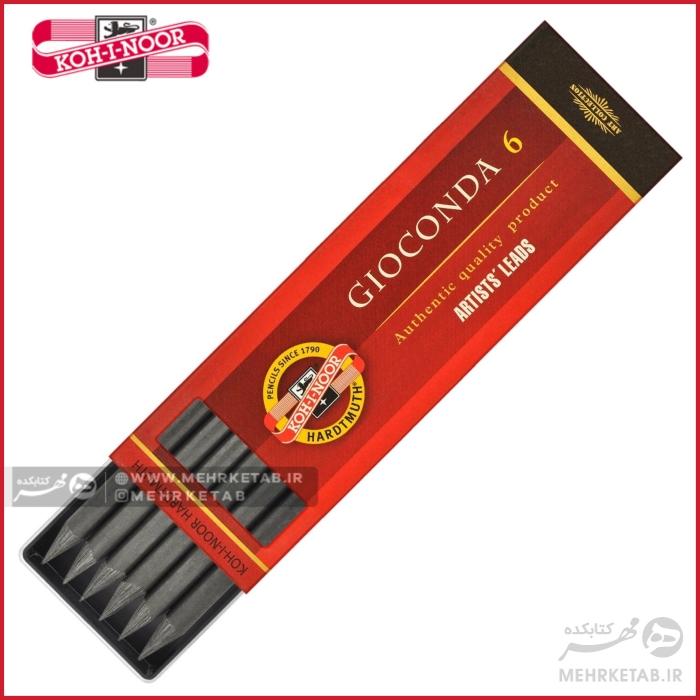 مغزی اتود پنج میلی متر کوه نور با نرمی گرافیت 6 ب  Koh-I-Noor 5.6mm  Lead 6B