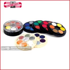 آبرنگ قرصی 24 رنگ کوه نور koh i noor watercolour discs set 24