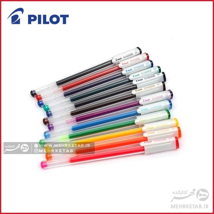 روان نویس ژله ای پایلوت سری چوز تک رنگ pilot choose pigment gel roller pen