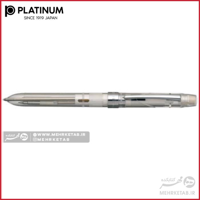قلم سه کاره مدل 500 پلاتینیوم platinum MWB multi function pen