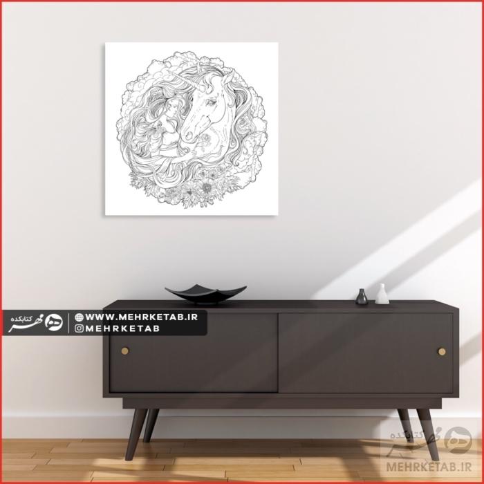 تخته شاسی رنگ آمیزی بزرگسالان کد 1371 - تصویر 2