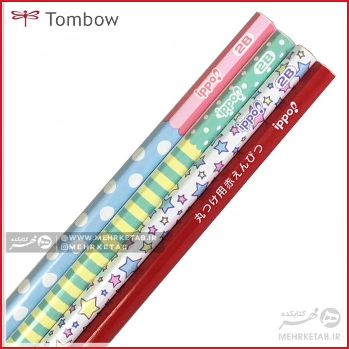 مداد فانتزی مشکی ایپو تومبو ب Tombow ippo B pencil 2 - تصویر 2