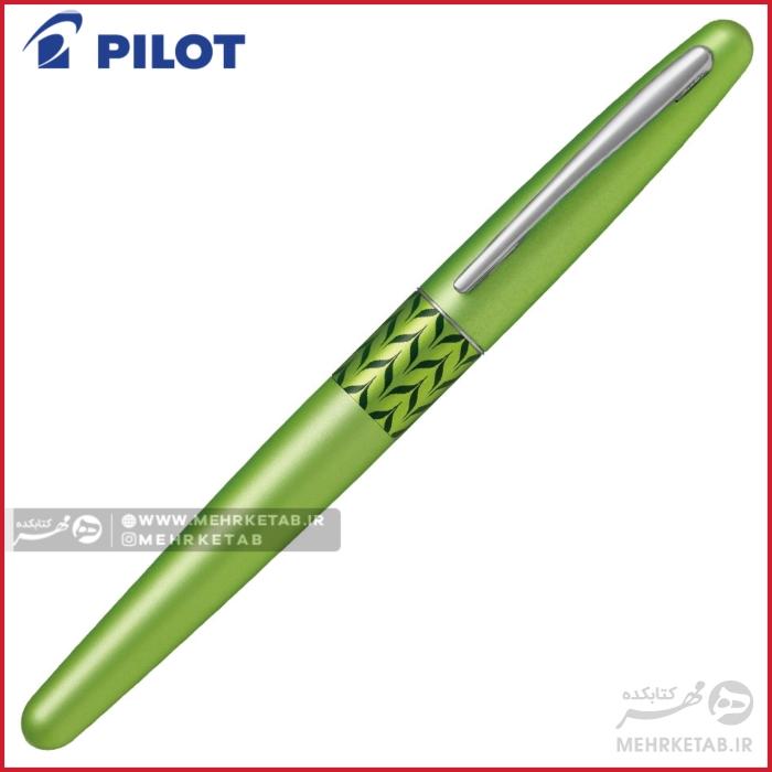روان نویس پایلوت سبز سری ام آر طرح جدید  pilot MR rollerball Pen green - تصویر 4