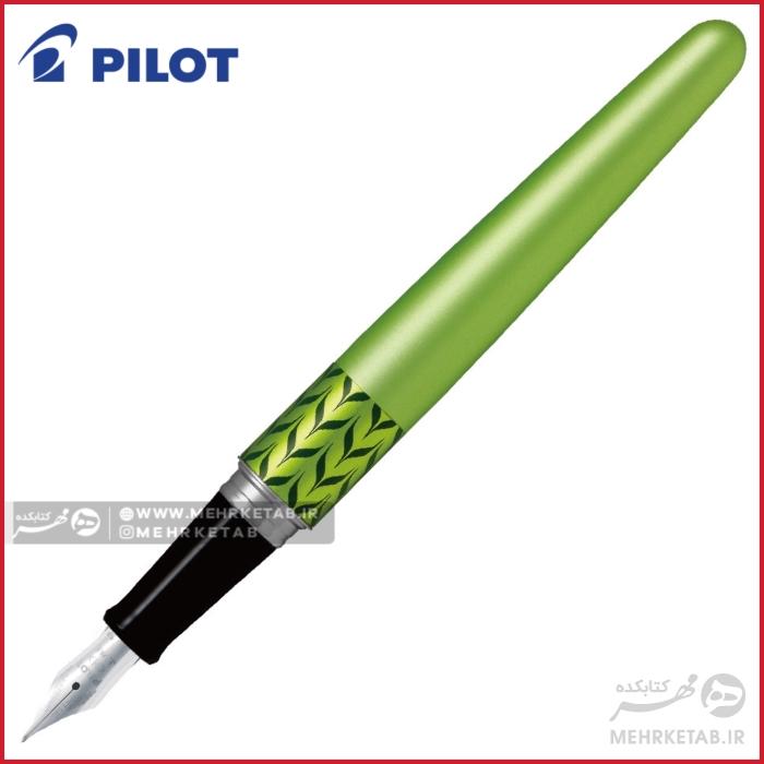روان نویس پایلوت سبز سری ام آر طرح جدید  pilot MR rollerball Pen green - تصویر 3