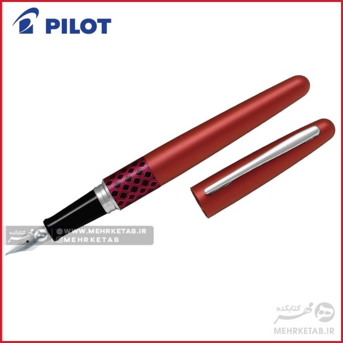 خودنویس پایلوت سری ام آر قرمز رنگ طرح جدید  pilot MR  fountain red