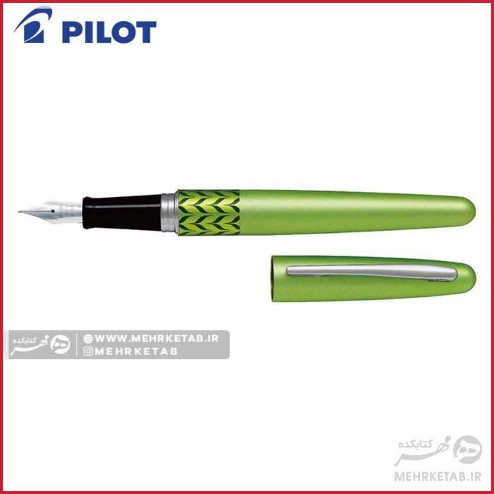 روان نویس پایلوت سبز سری ام آر طرح جدید  pilot MR rollerball Pen green - تصویر 2