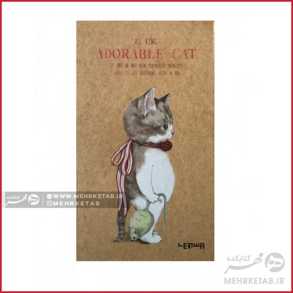 دفتر یادداشت سه تکه طرح گربه