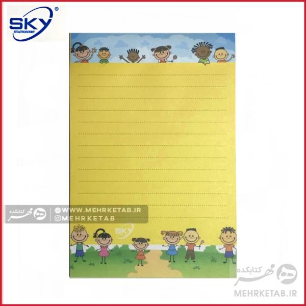 کاغذ پشت چسب پنجاه برگ سایز آ 6