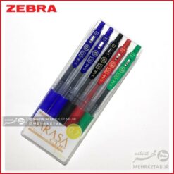 روان نویس ژله ای پنج رنگ کلاسیک ساراسا Zebra Sarasa Clip  set of 5