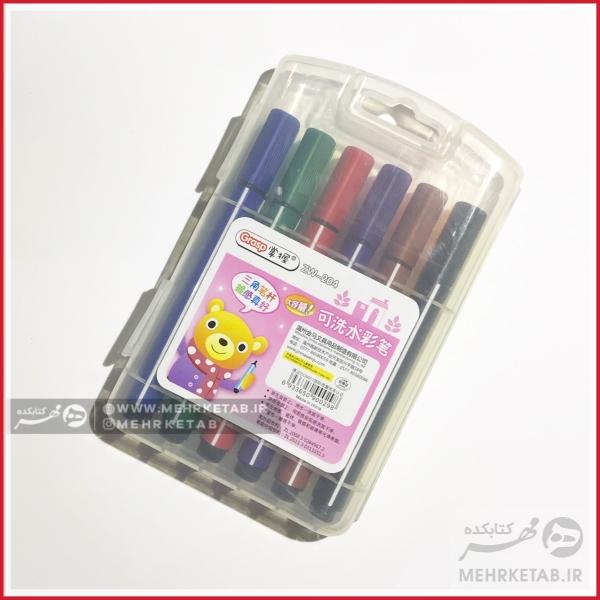 ماژیک 12 رنگ قابل شستشوی گرسپ GRASP COLOR MARKER PACK OF 12 - تصویر 5