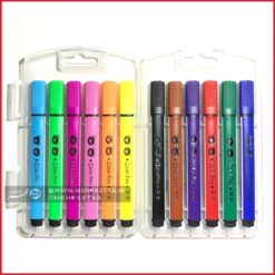 ماژیک 12 رنگ قابل شستشوی گرسپ GRASP COLOR MARKER PACK OF 12