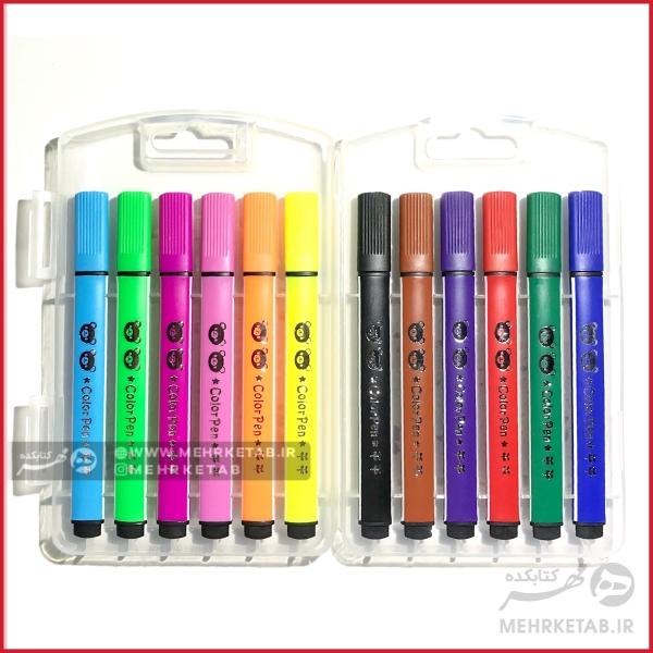 ماژیک 12 رنگ قابل شستشوی گرسپ GRASP COLOR MARKER PACK OF 12