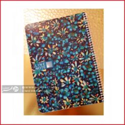 دفتر وزیری لاین نوت طرح گل های مردابی