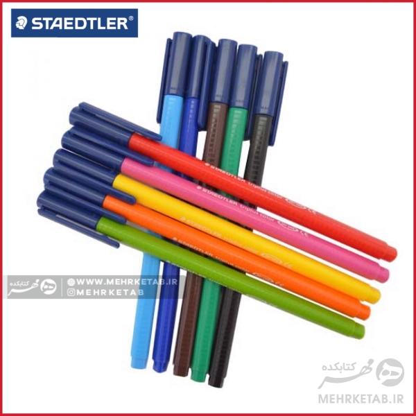 ماژیک حرفه ای پانزده رنگ استدلر Staedtler 15 brilliant colours marker - تصویر 2