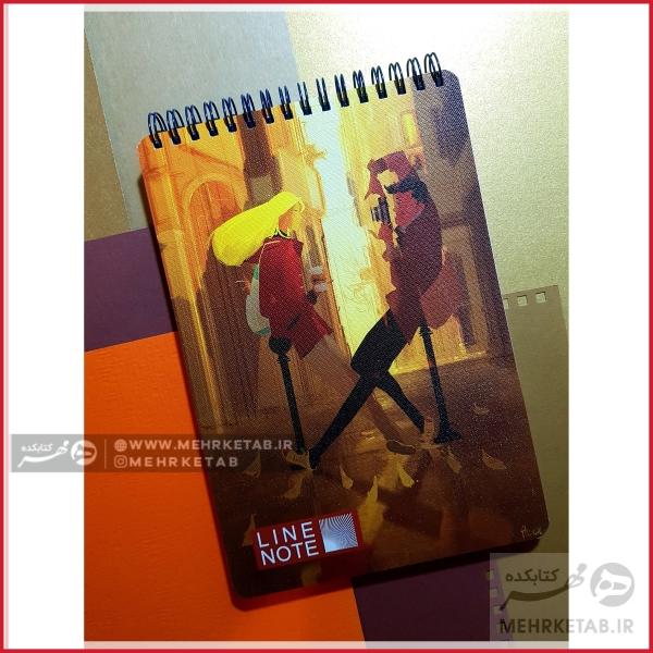 دفتر یادداشت لاین نوت طرح عکاس