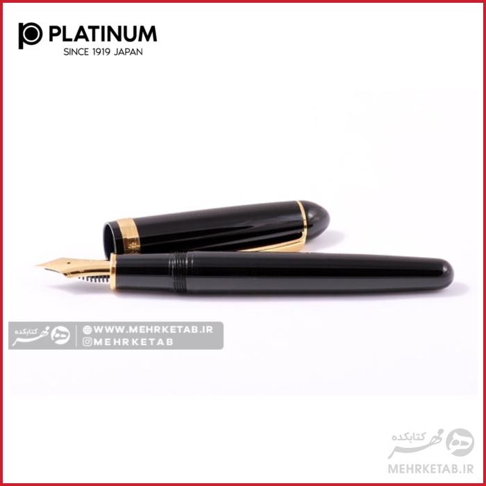 خودنویس پلاتینیوم مدل پی تی بی 5000 با نوک با روکش از جنس طلای 14 عیار Platinum ptb-5000 B Fountain pen - تصویر 3