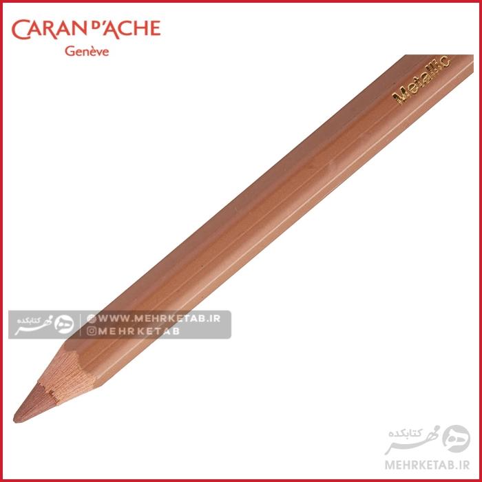 مداد متالیک جامبوی کرن داش caran dache colour block maxi metallic pencils - تصویر 2