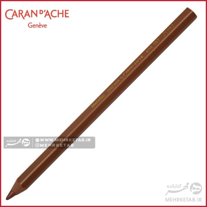 مداد متالیک جامبوی کرن داش caran dache colour block maxi metallic pencils - تصویر 5