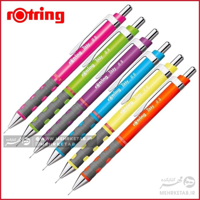 مداد مکانیکی 0.7 میلی متری روترینگ مدل تیکی rotring tikky mechanical pencil - تصویر 2