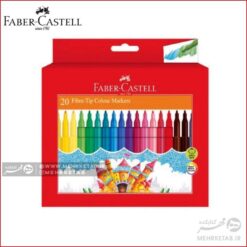 ماژیک 20 رنگ فابر کاستل Faber castell 20 fibre tip colour marker