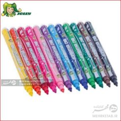ماژیک 12 رنگ جولی مدل سوپر استار  Jolly superstars one fibre tip pens