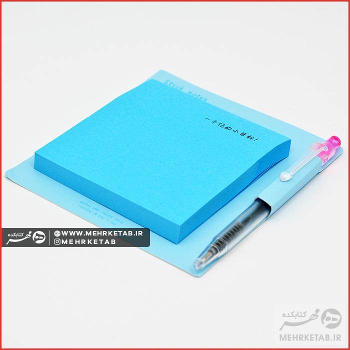 استیک نوت همراه خودکار