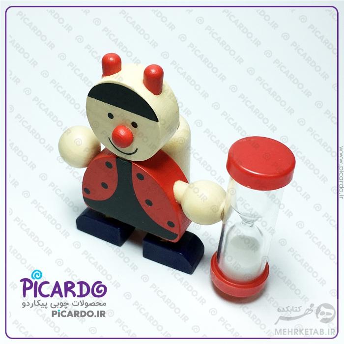 جای مسواک همراه با ساعت شنی طرح دلقک پیکاردو - تصویر 2