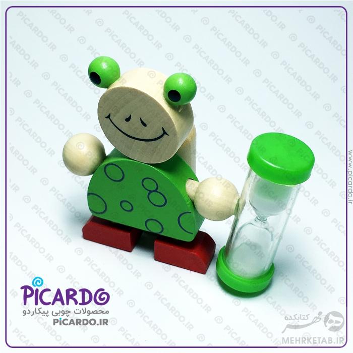 جای مسواک همراه با ساعت شنی طرح دلقک پیکاردو - تصویر 4