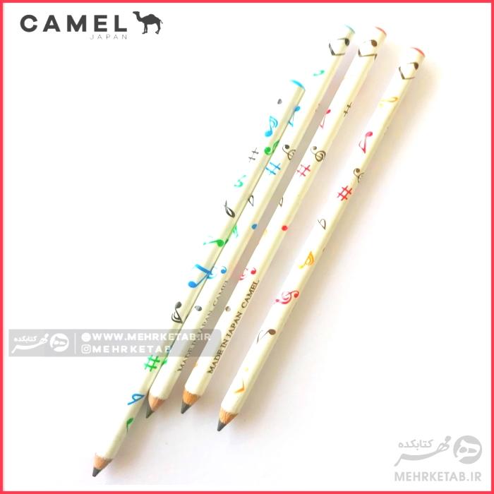 مداد مینیاتوری طرح نت موسیقی Camel Mini music notes