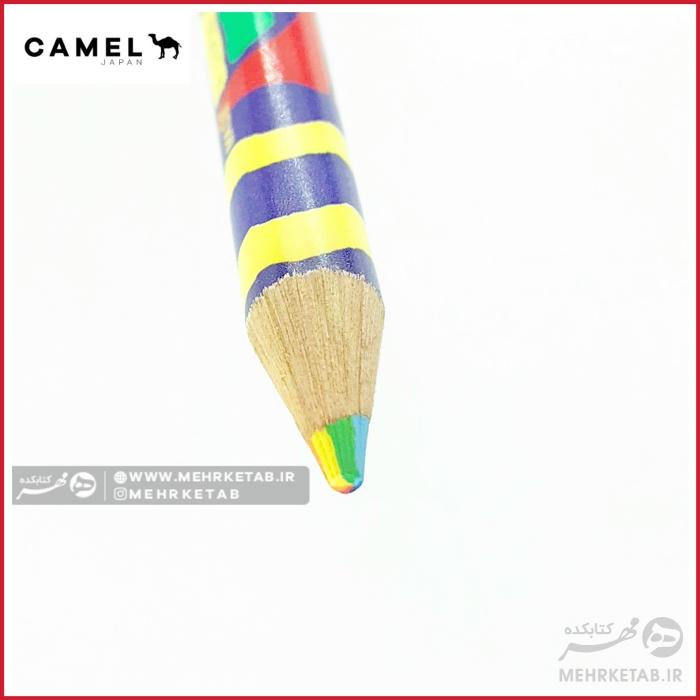 مداد رنگین کمانی  کمل Camel wooden Body Rainbow - تصویر 2