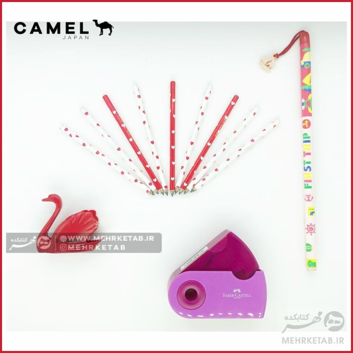 مداد مینیاتوری طرح قلب کمل Camel Mini Pencil Hearts