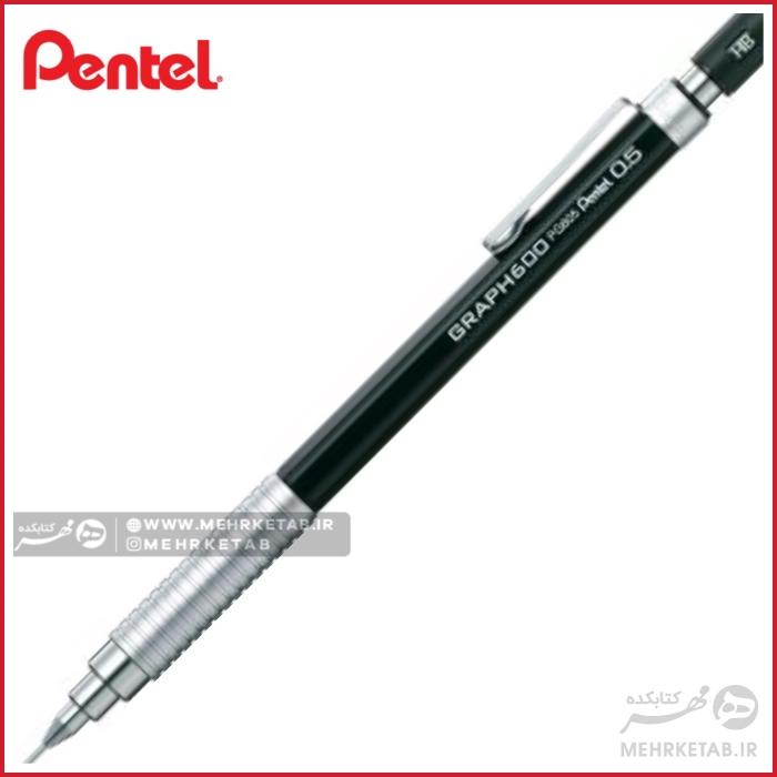 مداد مکانیکی (اتود) پنتل ضخامت 0.5 mm سری گراف 600 Pentel Graph600 0.5mm Mechanical pencil - تصویر 2