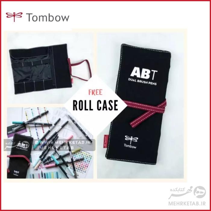 جامدادی رولی مخصوص ماژیک های براش تومبو  Tombow dual brush pens case - تصویر 2